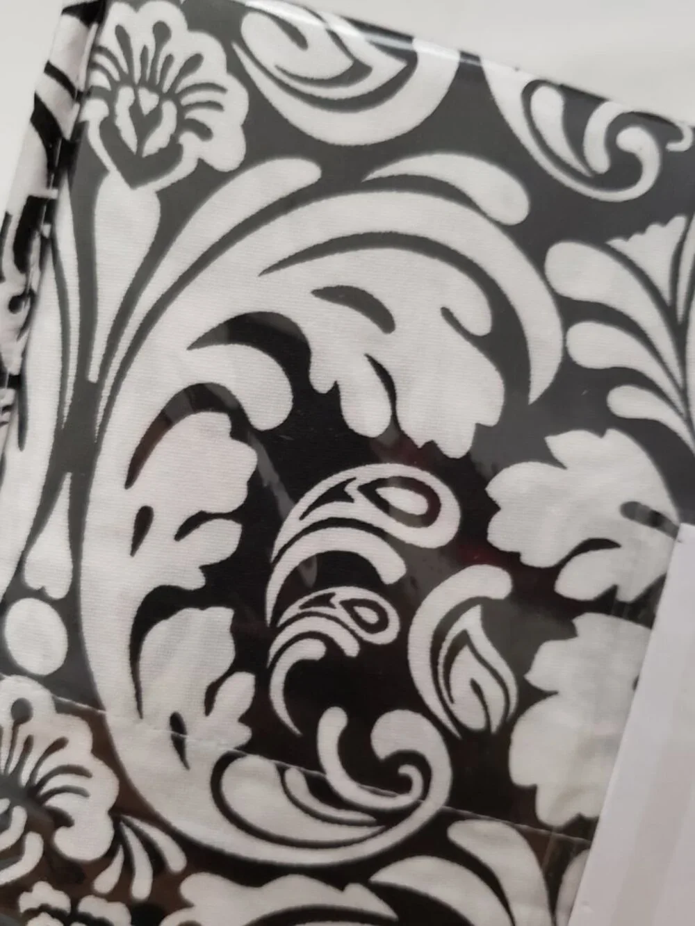 NEW Hill Crest Alexandra Scroll Full 100% cotton sateen bed sheet set damask